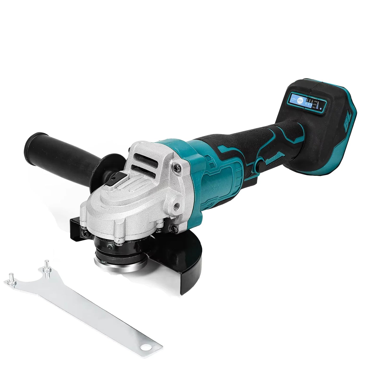 125MM Brushless Electric Angle Grinder 3 Speeds Cordless Grinder Cutting Machine Woodworking Power Tool for Makita 18v Battery