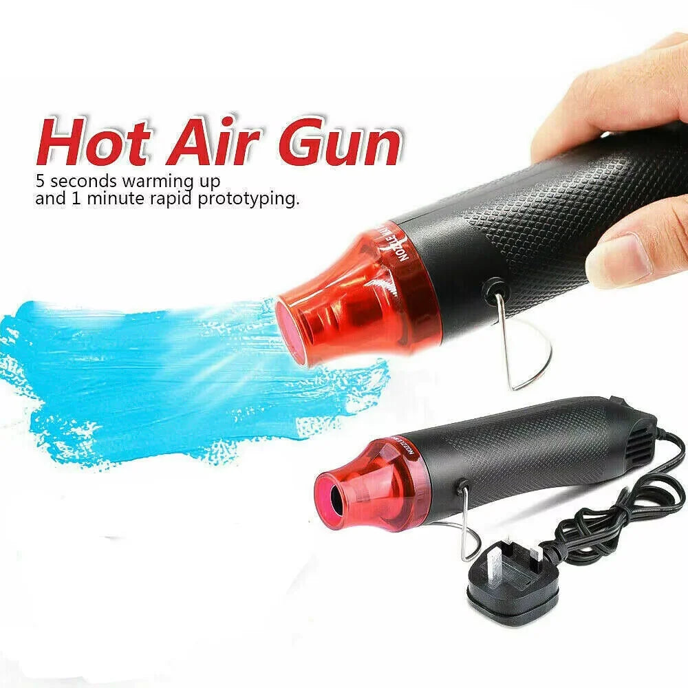 300W Handheld Hot Air Gun Portable Mini Heat Gun for DIY Crafts Shrink Wrapping