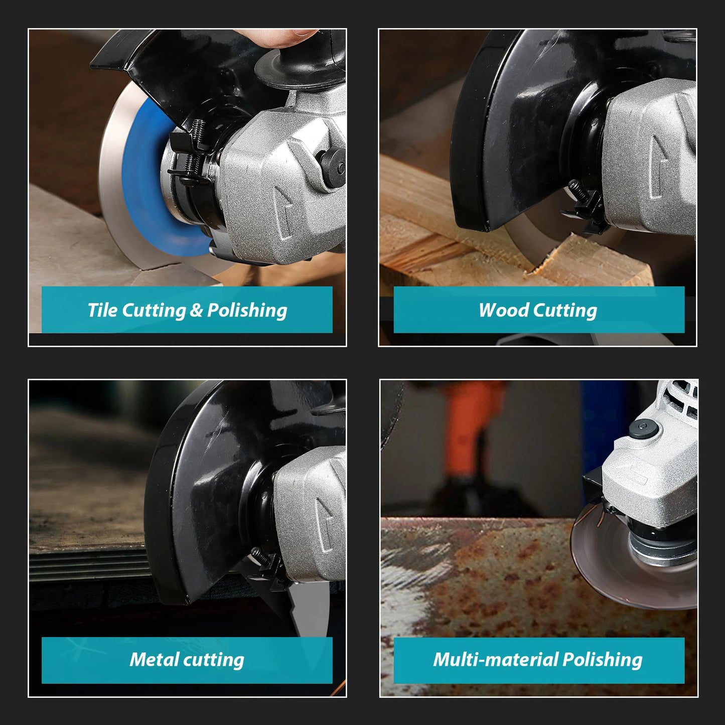 1000W 125MM Brushless Electric Angle Grinder 3 Speeds Grinder Cutting Machine Woodworking Power Tool For Makita 18V Battery