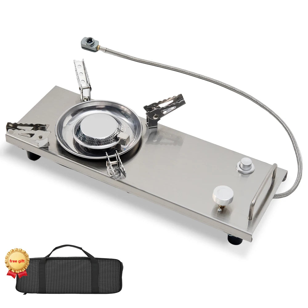 Pandatour Camping IGT Gas Stove 0.5UNT Strong FireBurner One lick Ignite Outdoor Adjustable Equipped IGT Table Accessories