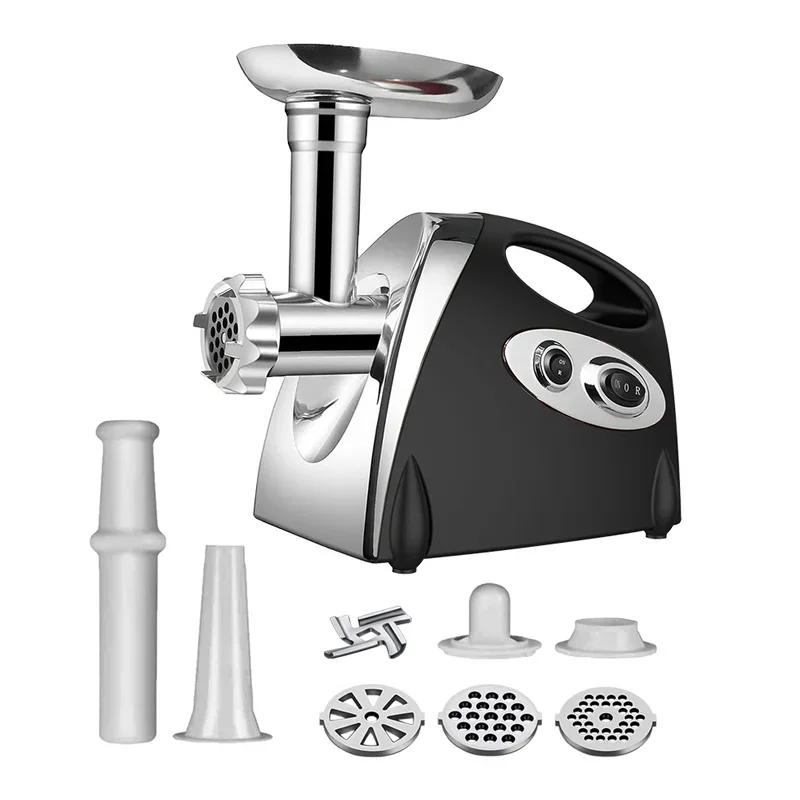 2800W Electric Meat Grinder Stainless Steel Multifunction Vegetable Sausage Processor Slicer Chopper Mincer Baby Food Processor