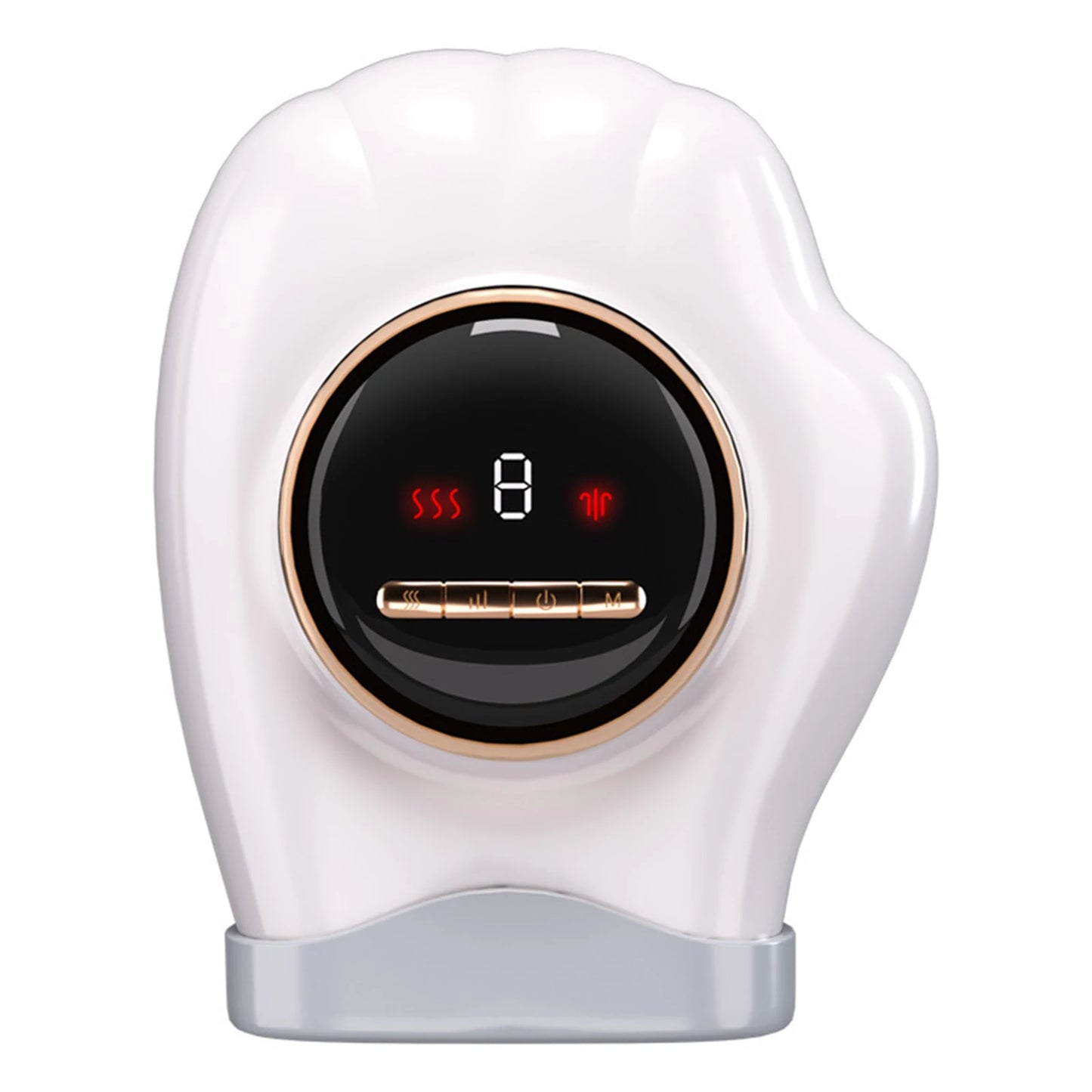 Electric Hand Massager with Heat Air Compression Finger Palm Wrist Therapy Massager Rechargeable Hand Care Device for Pain Relief Relaxation Home Office