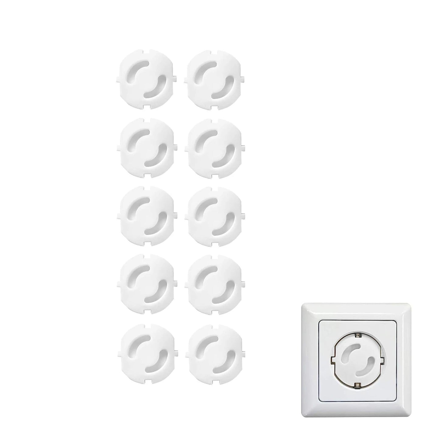 Baby Safety Child Electric Socket Outlet Plug Protection Security Two Phase Safe Lock Cover Kids Sockets Cover Plugs