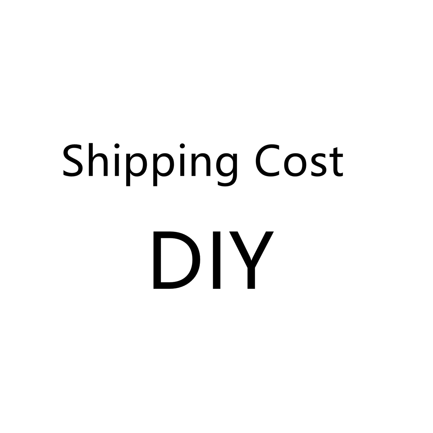 DIY shipping cost link for customized fees after-sales shipment and others