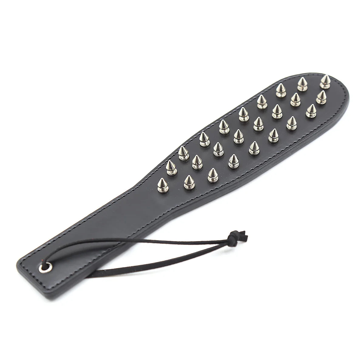 Leather Palm Clap Rivets Spanking Paddle whips Fetish Slave Bdsm Spank Flogger Fantasy Sexy Whip Gear Adult Game Cosplay