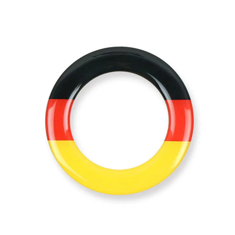 Ceyes Car Styling Steering Wheel Emblem Decorative Circle Ring Accessories Case For Volkswagen VW Golf 5 Polo Jetta Mk6 Covers