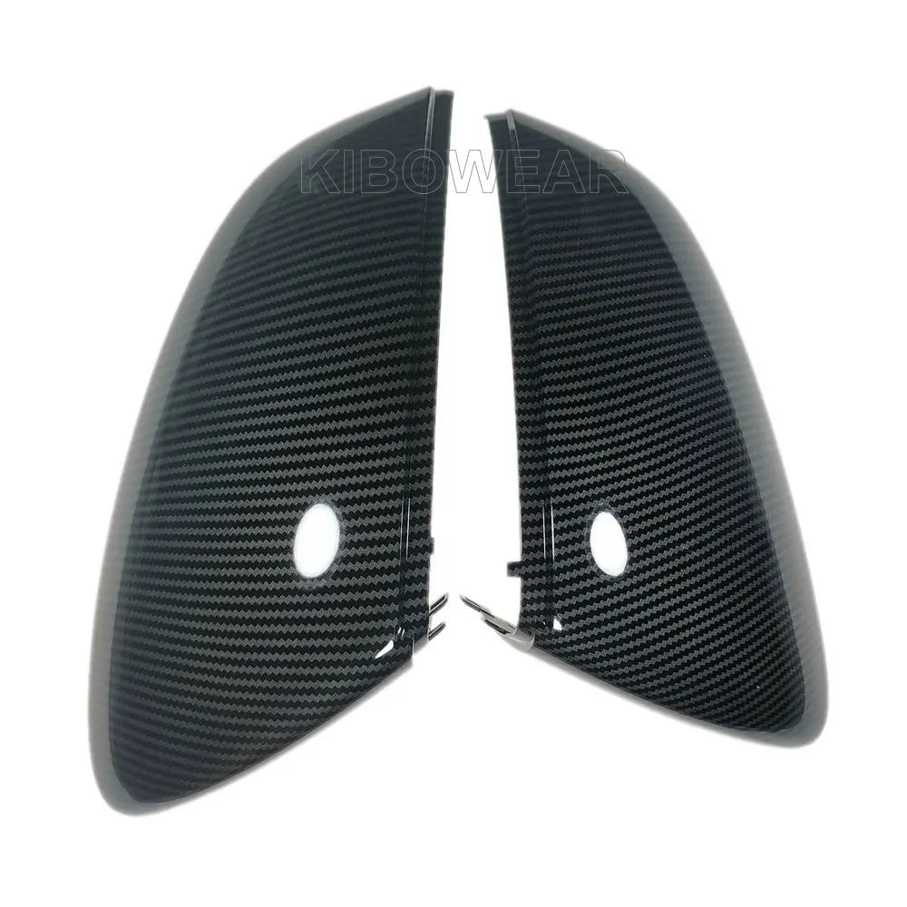 Pair Side Mirror Covers Caps for Audi A3 S3 8Y RS3 2025 2021 2022 Carbon /Black Auto replace housing case LHD
