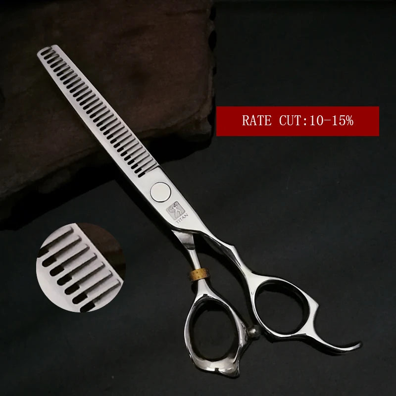 Titan 3D Scissors Professional Barber Hairdressing Shears Hair Cutting Machine Barber Shop Hair Scissors