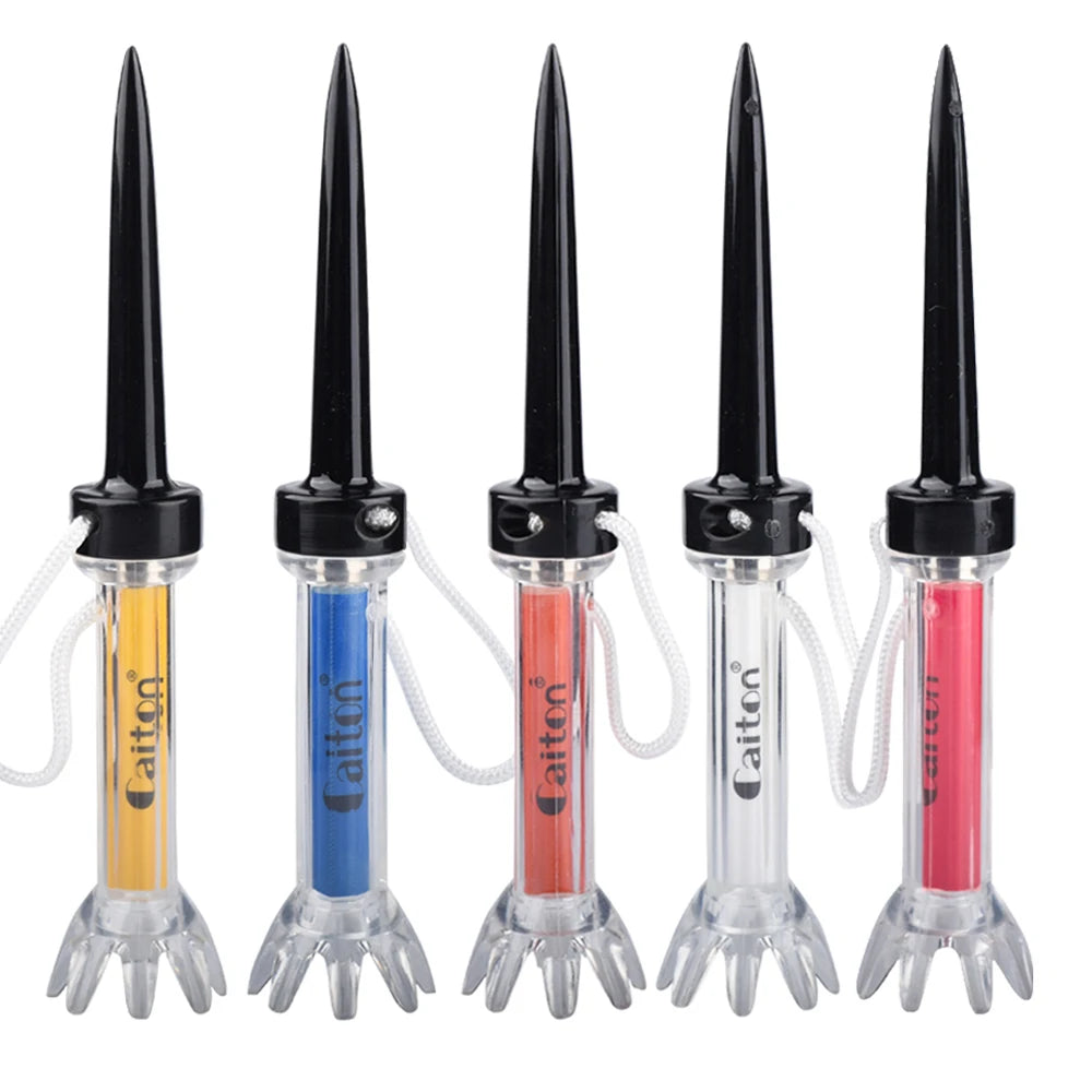 79mm/90mm 5pcs/set Golf Tees With Original Package Plastic Step Down Golf Ball Tee Holder Local Ret Golf Training Practice Tees