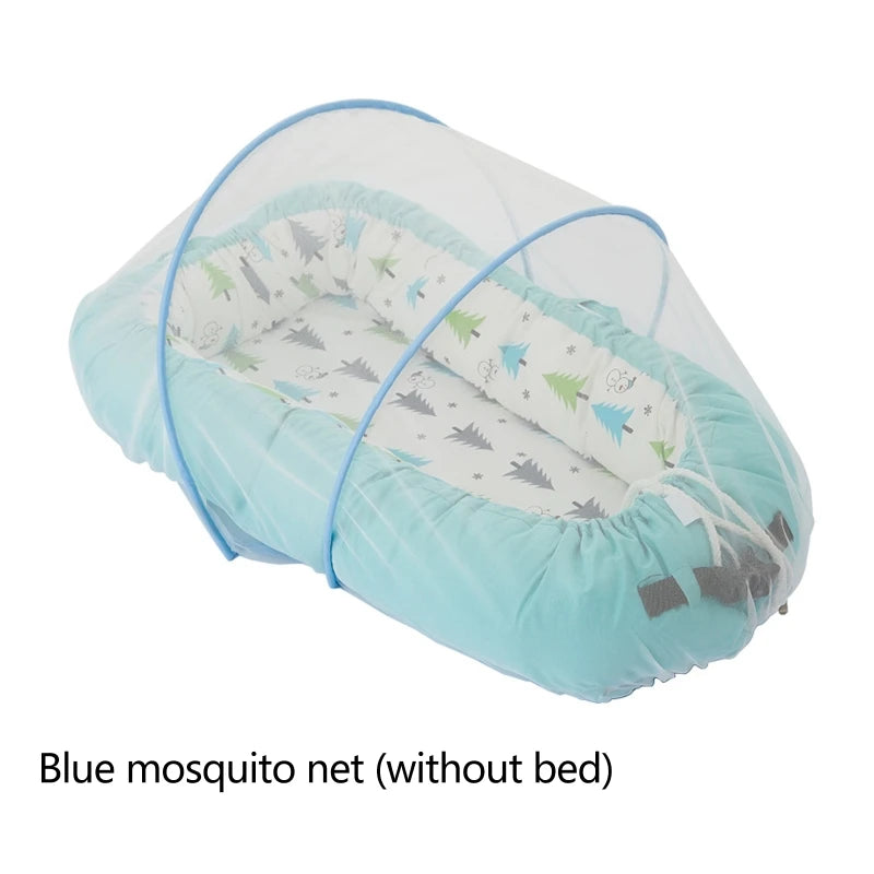 77HD Baby Crib Mosquitoes Net Portable Foldable Infant Bed Canopy Netting Folding Sleeping Cradle Insect Net Tent