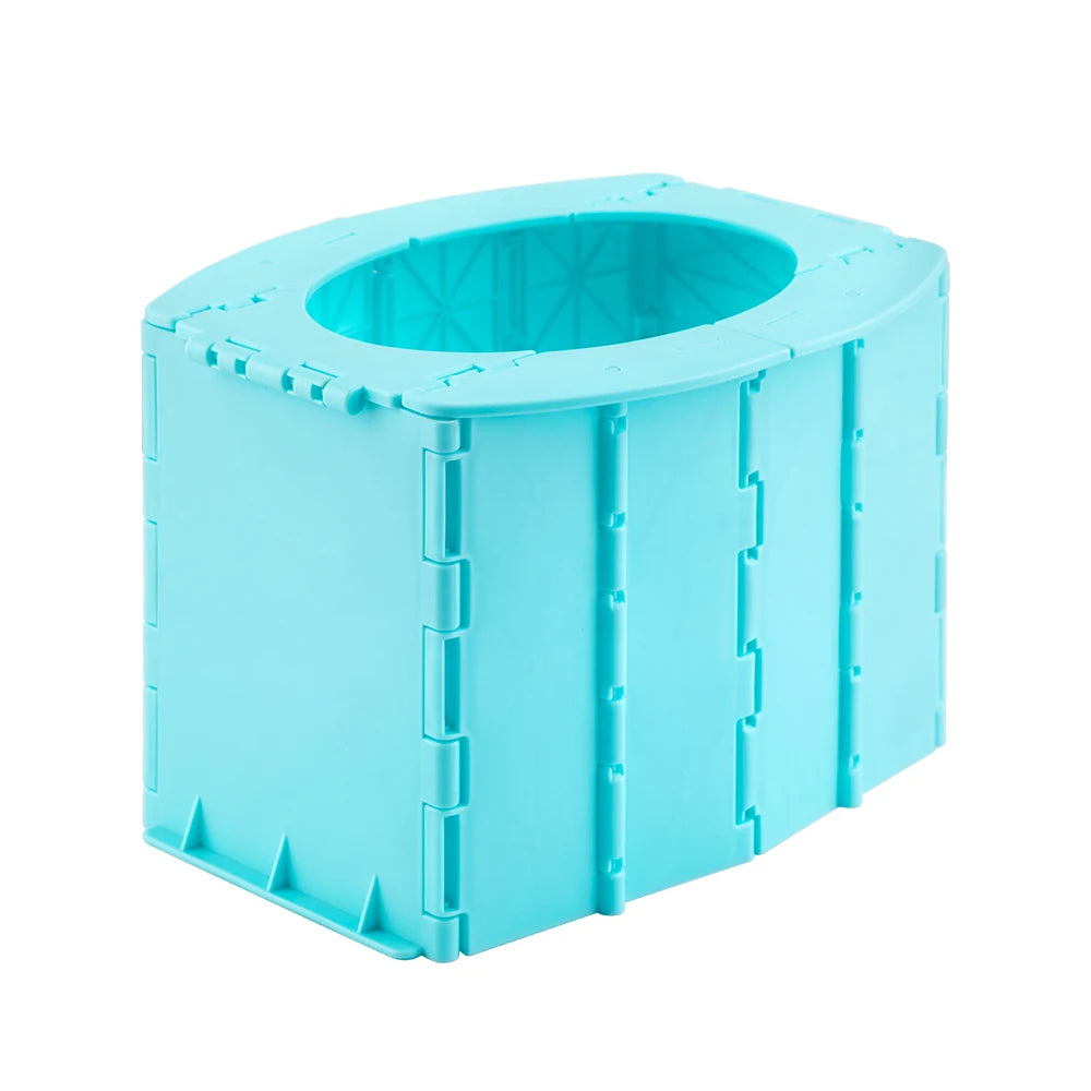 Portable Foldable Travel Toilet for Kids Reusable Washable Potty Seat for Camping Hiking Long-Distance Travel
