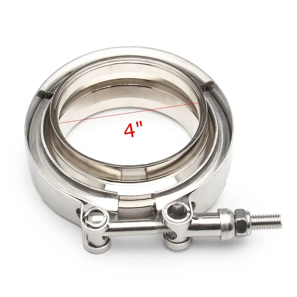 2.5"3" V-Band Clamp With Male Female Flange Kit Turbo Downpipe Wastegate V-Band Turbo Exhaust Pipes Car Accessories TP-1011A