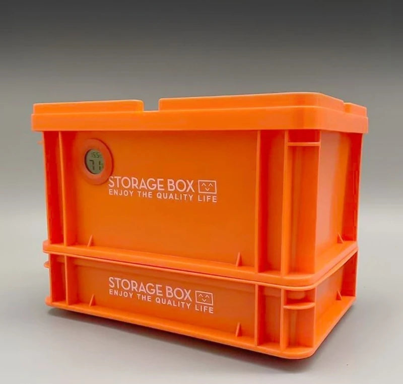 Cherry Cockroach Breeding Box Dubia Roach Cricket Breeding Container with Thermometer Small Insects Box Insect Enclosure Habitat