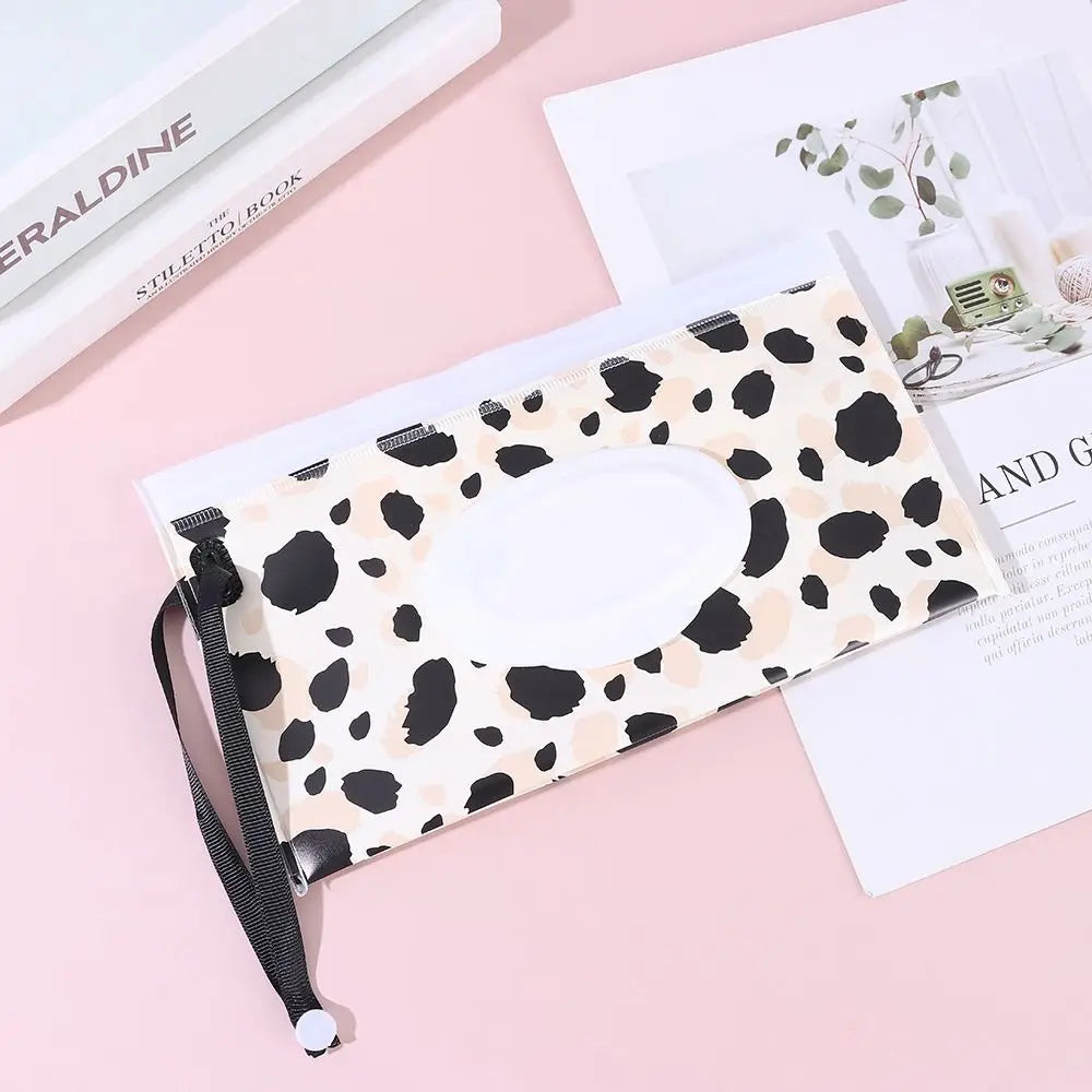 1Pc EVA Baby Wet Wipe Pouch Wipes Holder Case Flip Cover Snap-Strap Reusable Refillable Wet Wipe Bag Outdoor Useful Tissue Box