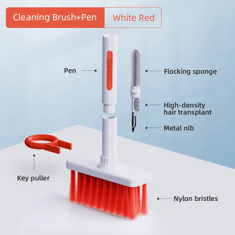 Hagibis Keyboard Cleaning Brush Computer Earphone Cleaning tools Keyboard Cleaner keycap Puller kit for PC Airpods Pro 1 2
