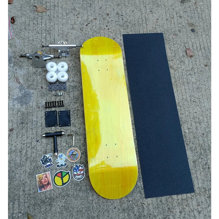 skateboard full set canandian maples deck 7 plys maples pro adult skateboard 7.75 8 8.125 8.25 8.375 8.5inch can choose size