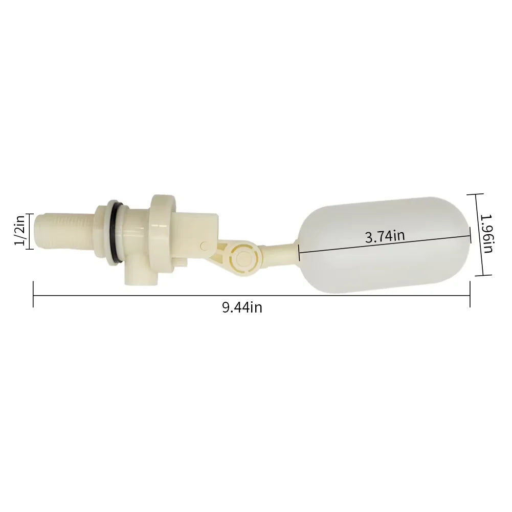3Pcs Cattle Water Float Valve 1/2" for Automatic Water Bowl Horse Goat Sheep Pig Dog Water Trough Farm Livestock Supplies