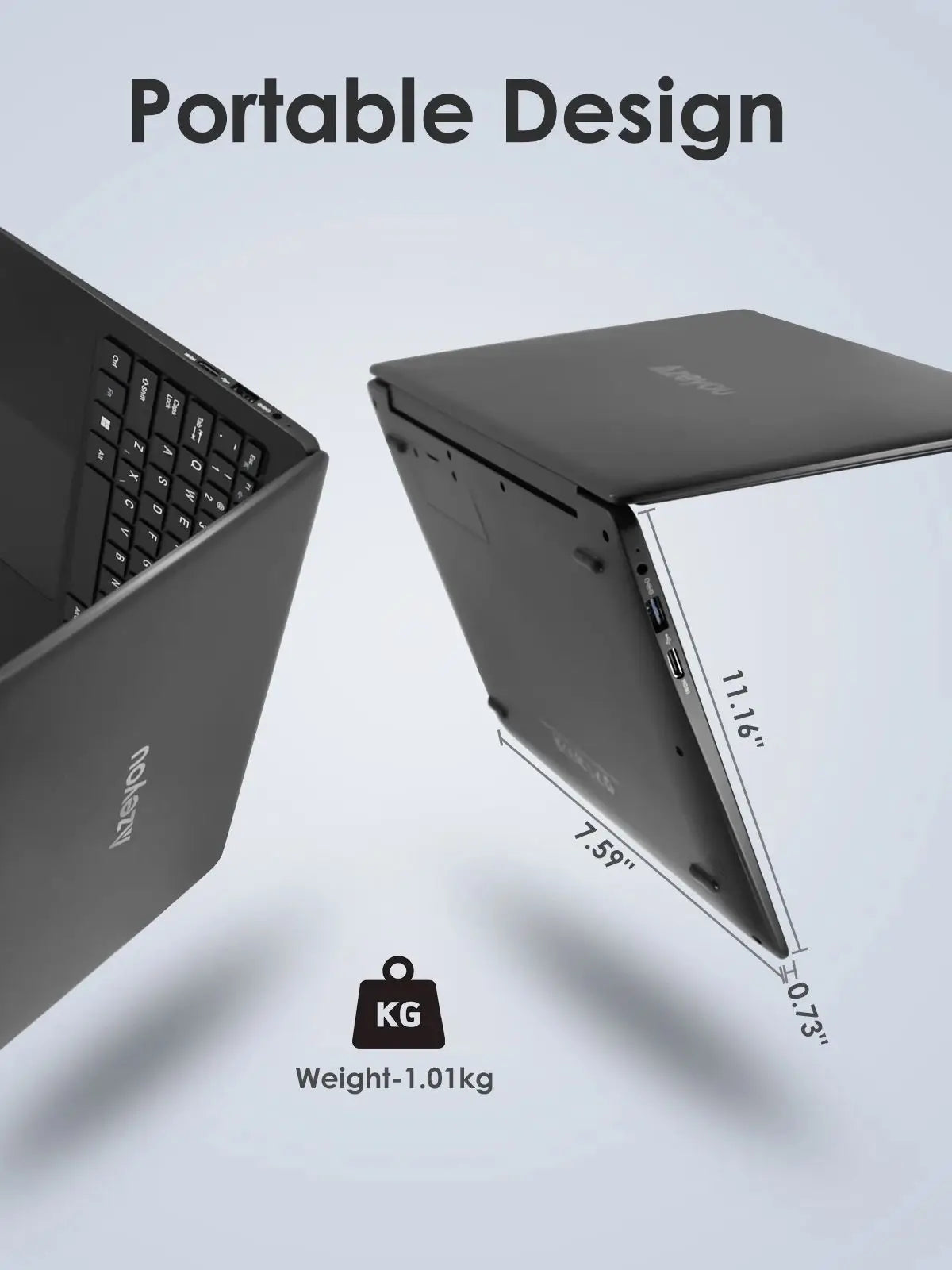 Laptop with 4Gb Ddr4+64Gb Emmc, Expandable to 512Gb Ssd, 11.6inch Display Ports, Bluetooth Wifi, HDMI Connection, Supports Tf Card Expansion