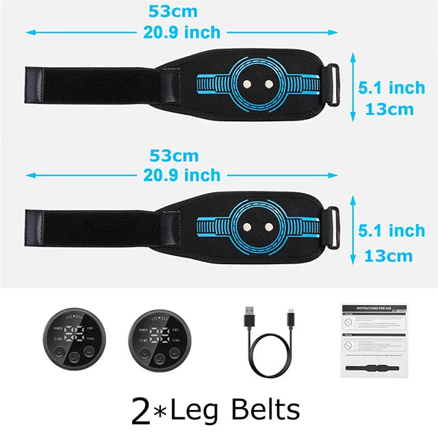 EMS Muscle Stimulator Toner Abdominal Toning Belt Body Slimming Massager Belly Waist Back Arm Leg Fitness Massage USB Recharge