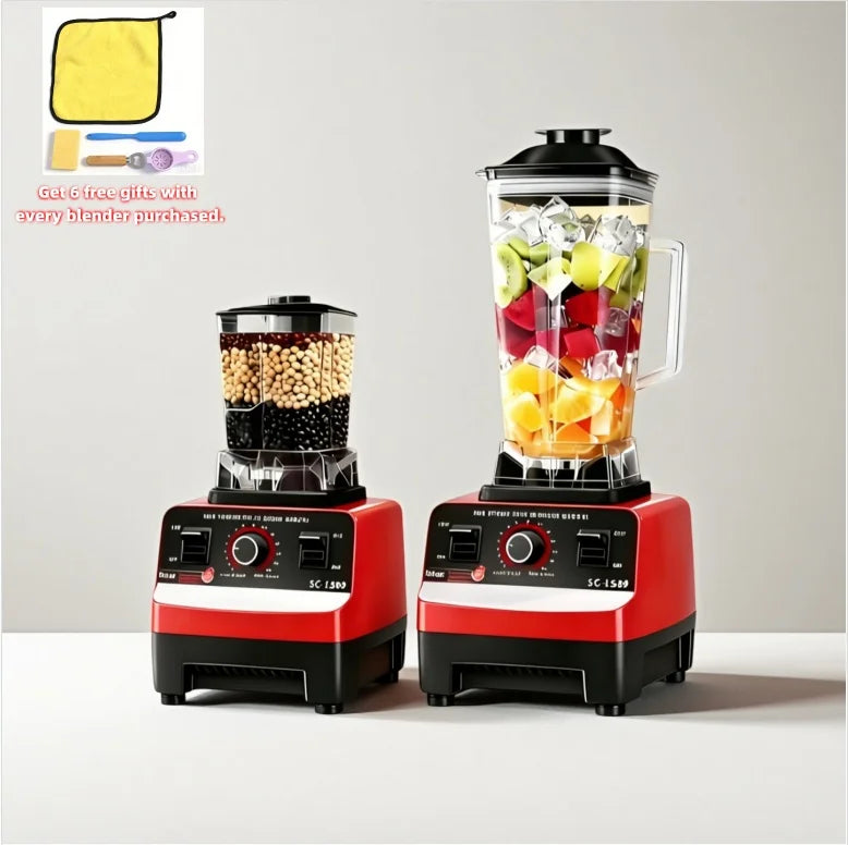 Home Use BPA-Free Jar Blender Perfect for Drinks 6 Free Gifts Included