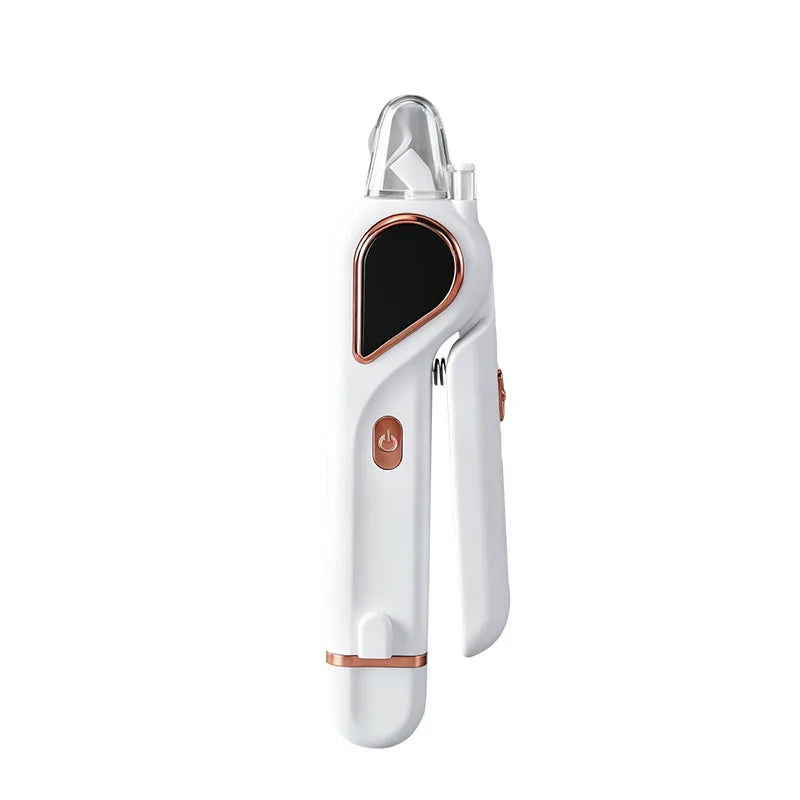 Electric Pet Nail Grinder Low Noise Rechargeable Pet Nail Trimmer Painless Paws Grooming Smoother Nail File Clipper