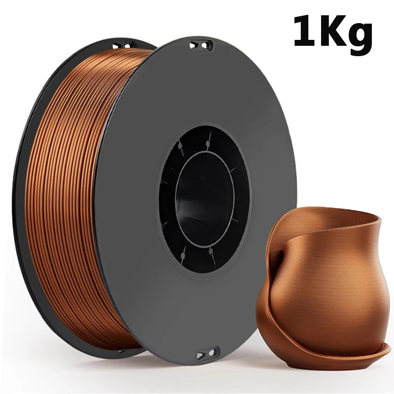 250g 500g 1Kg PLA Silk Copper 3D Printer Filament 1.75mm Copper Silk For 3D Printer Material PLA Filament