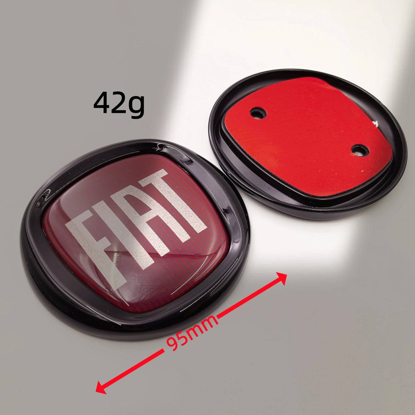 8.5/9.5/10/12cm 85/95/100/120mm car Emblem for FIAT Car Hood Front Rear Badge 2/3/4-Pin Emblem