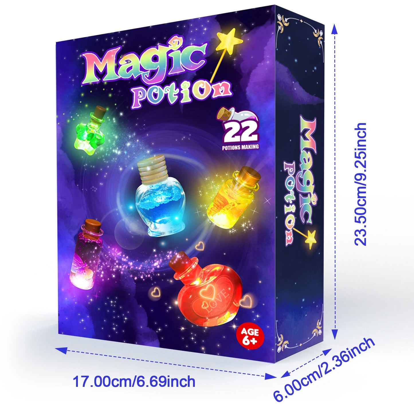 DIY Fairy Magical Potions Kit Horror Halloween Christmas Gifts Witches' Magical Color Changing Freezing Potions Art Craft Kit