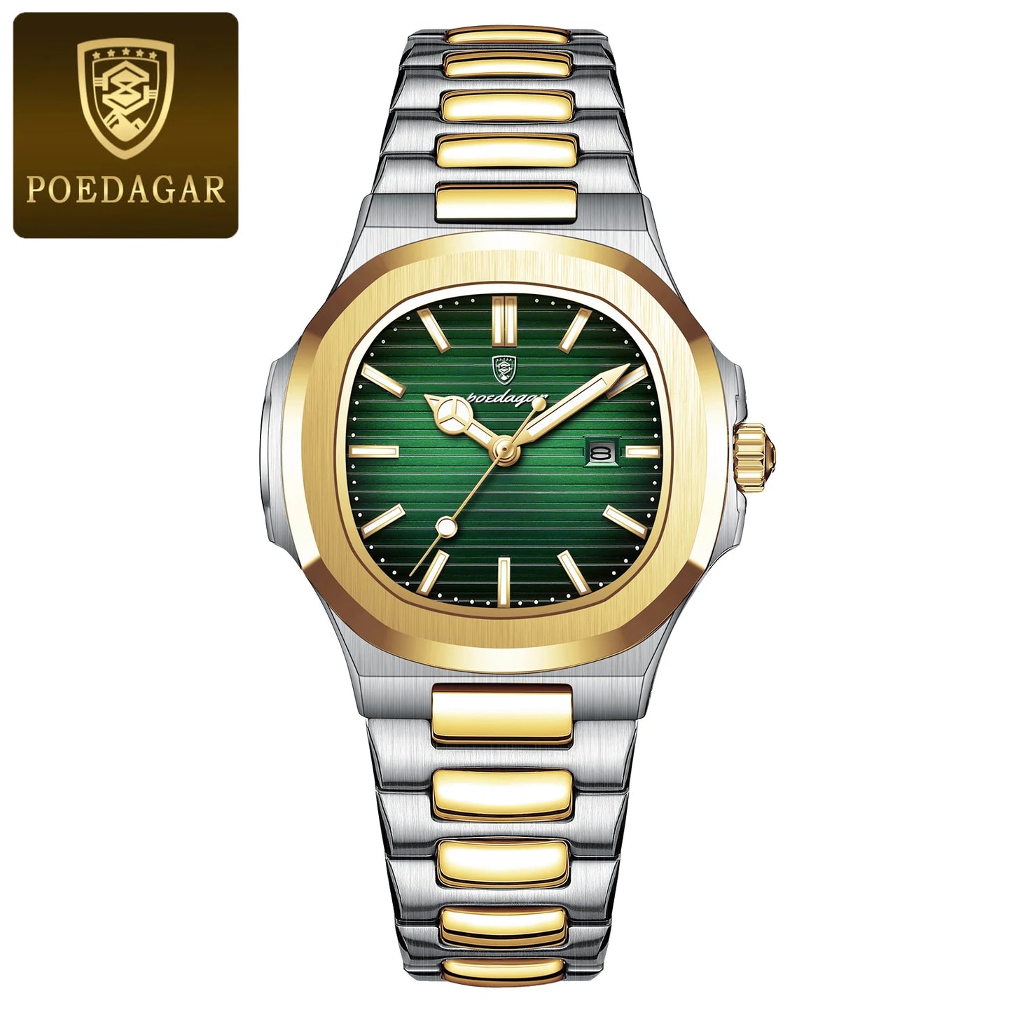 POEDAGAR Top Exquisite Women's Wristwatch Waterproof Luminous Date Fashion Ladies Watches Stainless Steel Quartz Watch For Woman