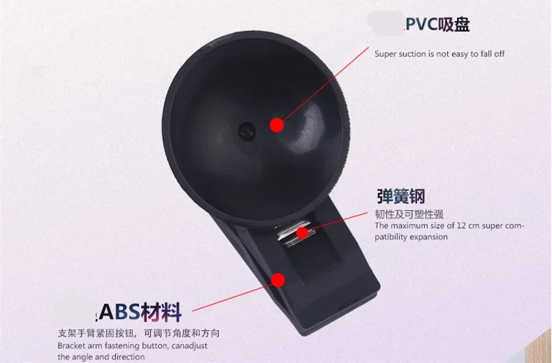 1PCS Car Interior Window Clip Mount Black Suction Cap Clip Plastic Sucker Removable Holder For Sunshade Curtain Towel Ticket