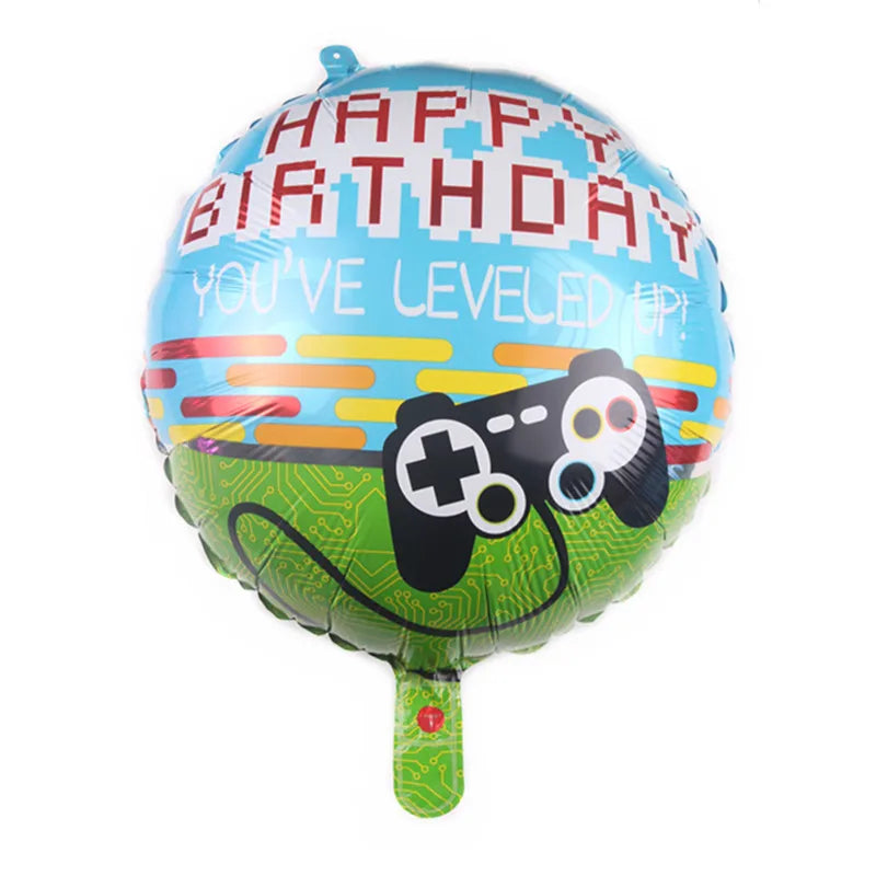 Video Game Controller Party Decoration Happy Birthday Gaming Gamepad Balloons Internet Celebrity Video Gamer Boys Party Supplies