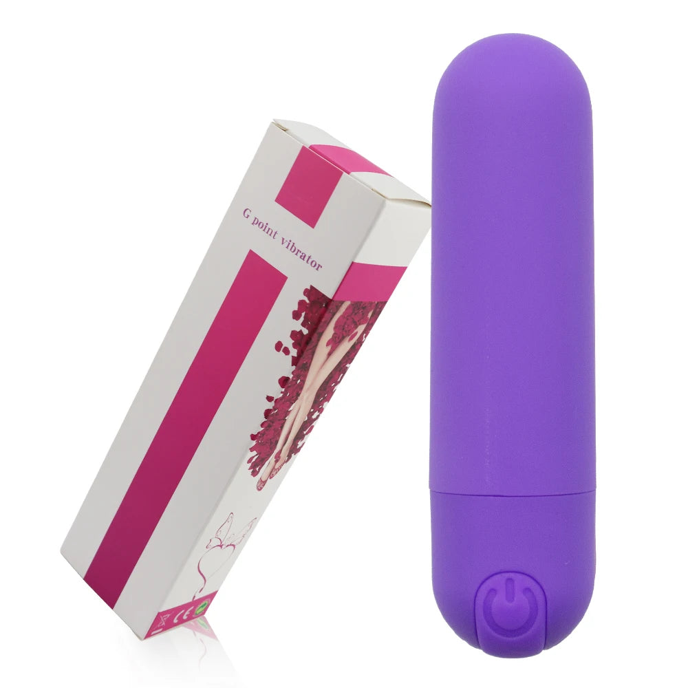 Bullet Vibrator Clitoris and G-Spot Stimulator Nipple Vibrate Massager Vibrating Wand Orgasm Vagina Dildo 10 Speeds for Travel