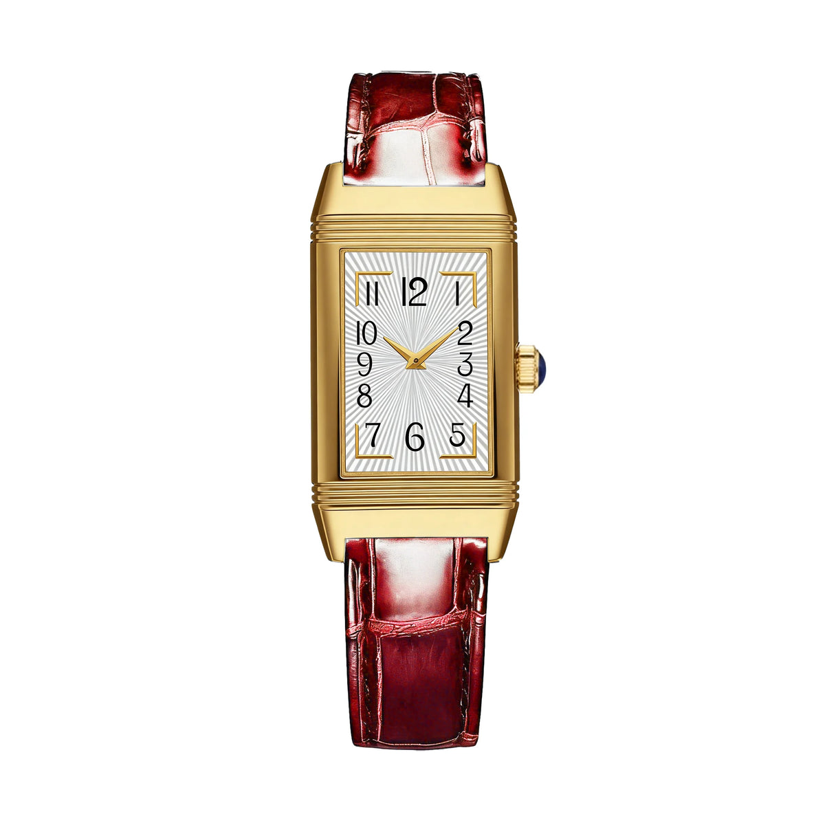 2025 Hot Sale Retro Niche Temperament Slide Design Leather Quartz Square Exquisite and Versatile Digital Watch 21mm