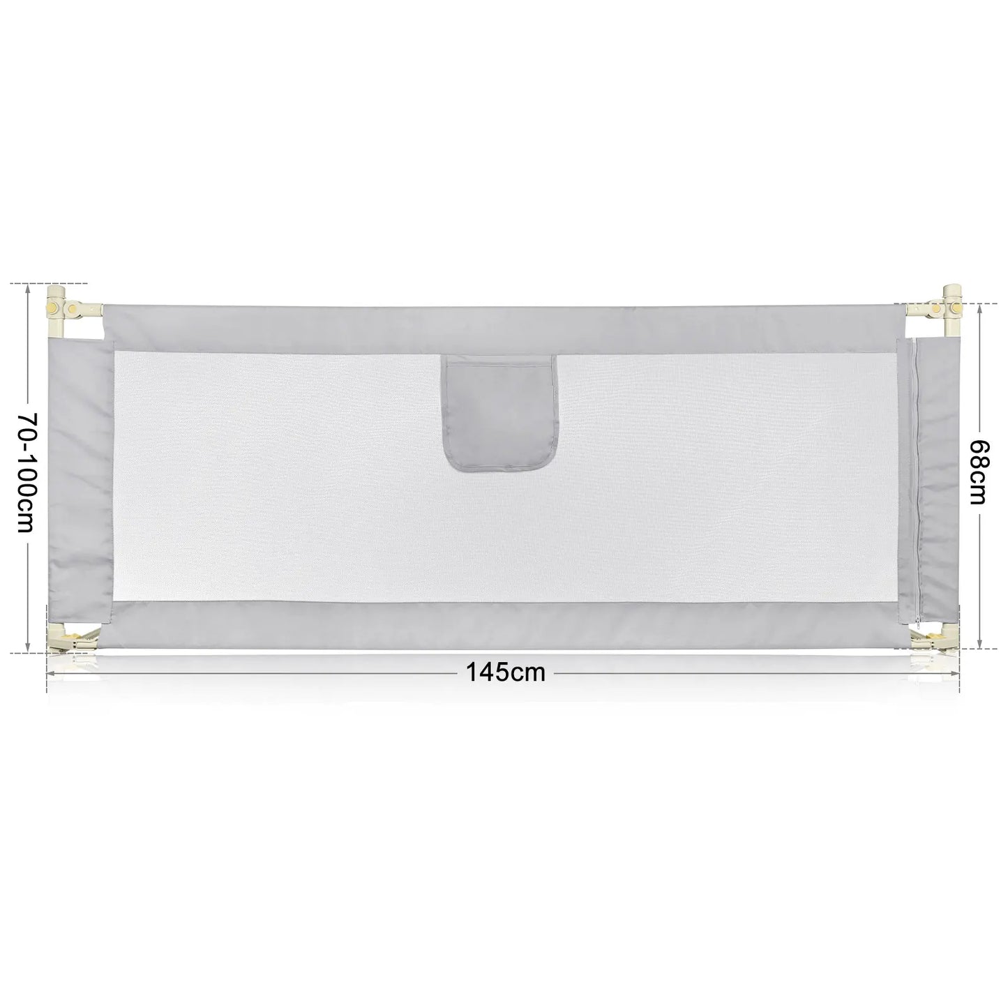 Child and baby drop bed barrier cm / 180 cm/cm Gray