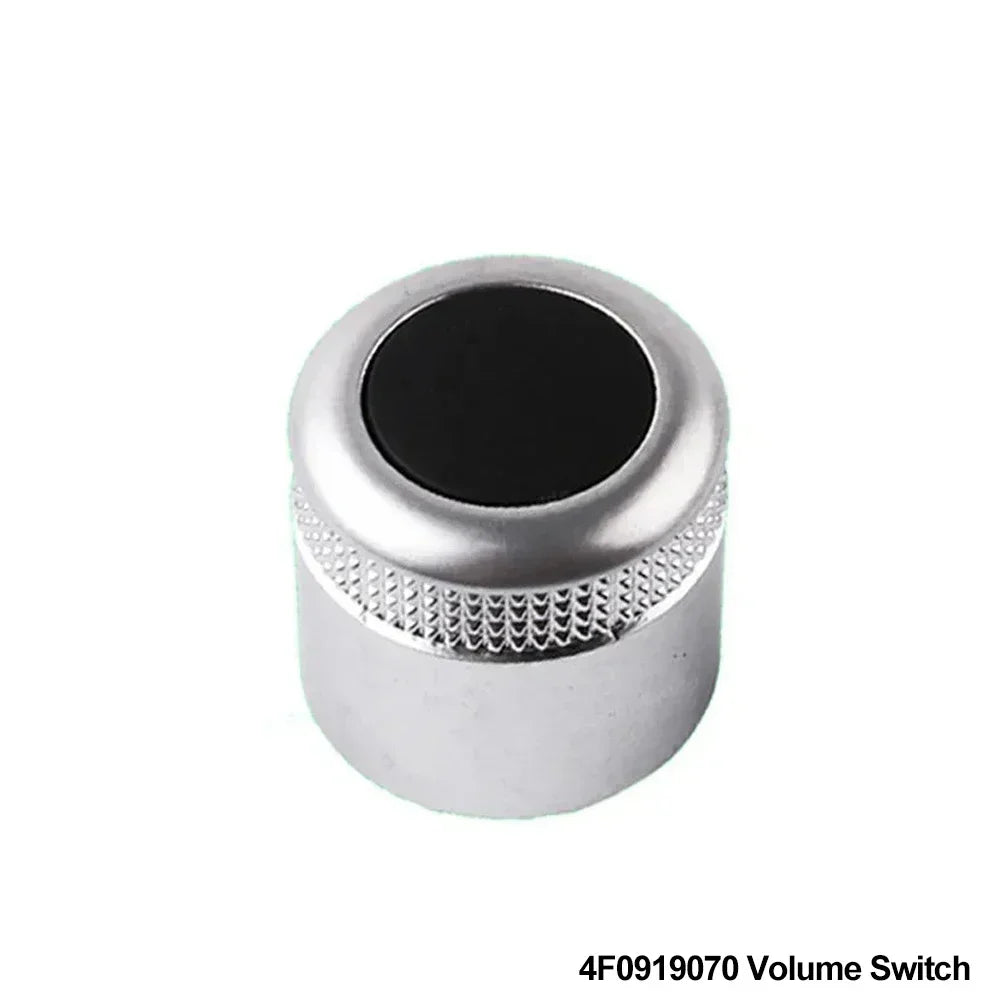 For Audi A6 C6 S6 Allroad Q7 A8 S8 Multimedia MMI Volume Knob Rotary Button Switch Setting Navigation Main Menu Switch Cover