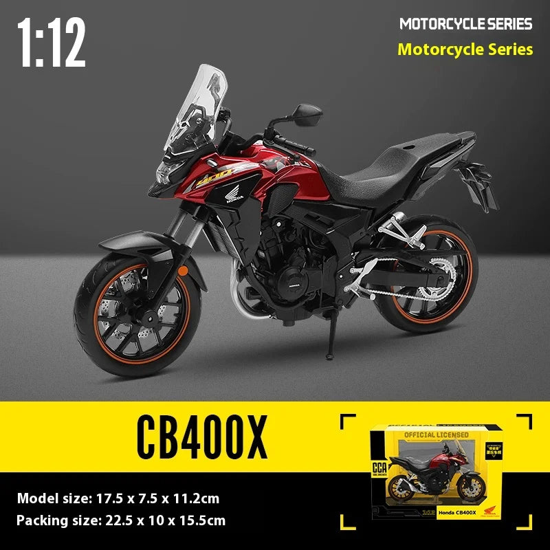 CCA R1250 GS. 1:12 Alloy Die-cast Car Motorcycle Model, Toy Gift Giving, Die-cast Static Motorcycle Model