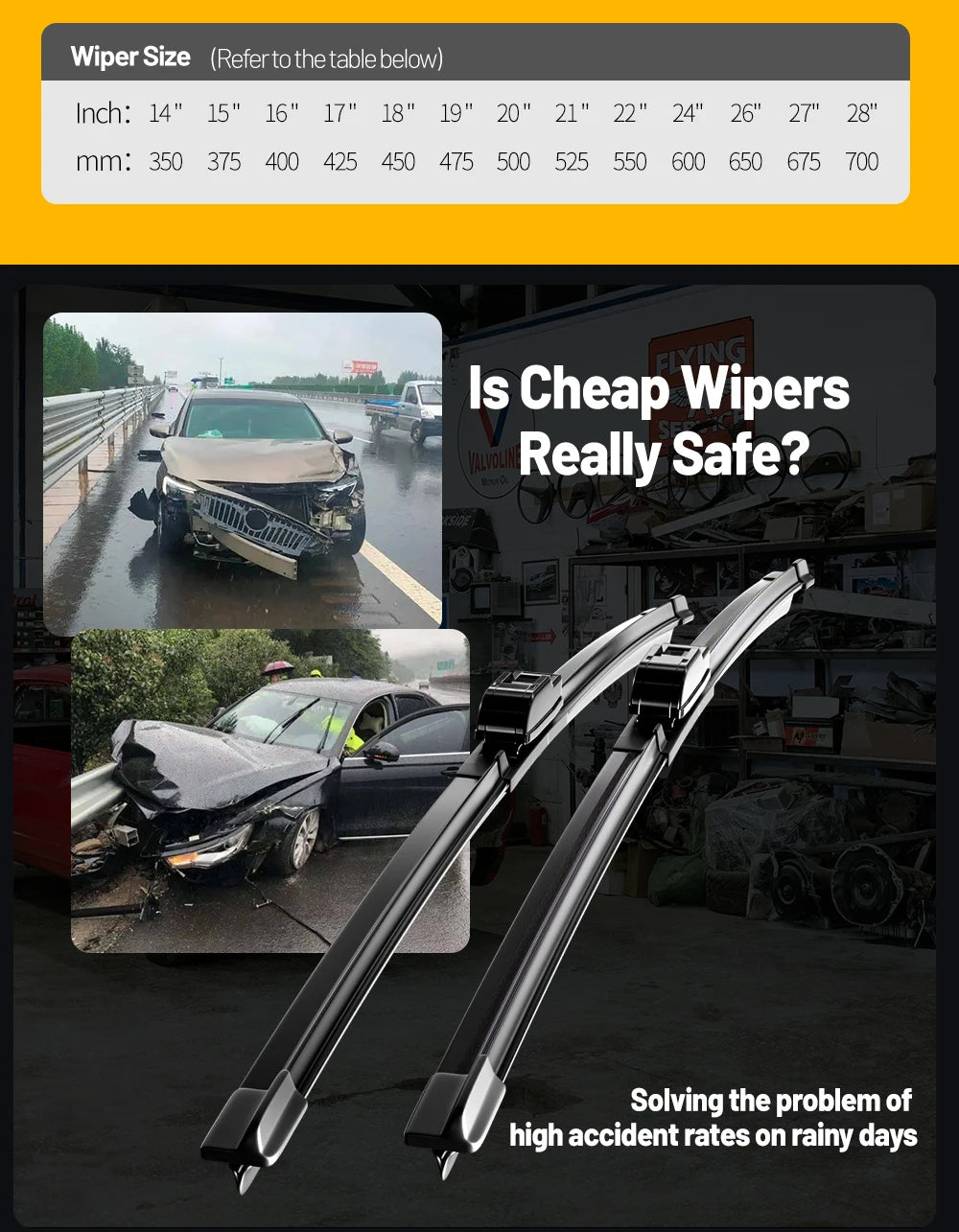 Wiper Front Wiper Blades For VW GOLF 6 Hatchback 2009 2010 2011 2012 Windshield Windscreen Front Window 24"+19" Accessories