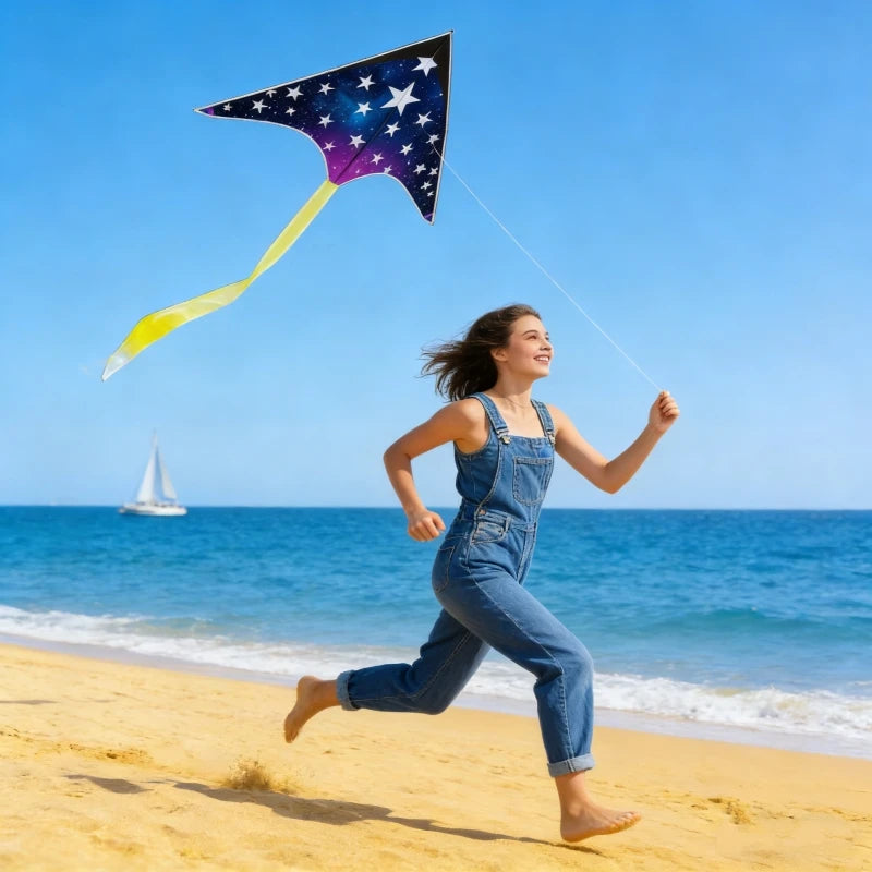 New kites flying star kites outdoor toys for adults kites sports kites wheel ripstop kites string line professional wind kites