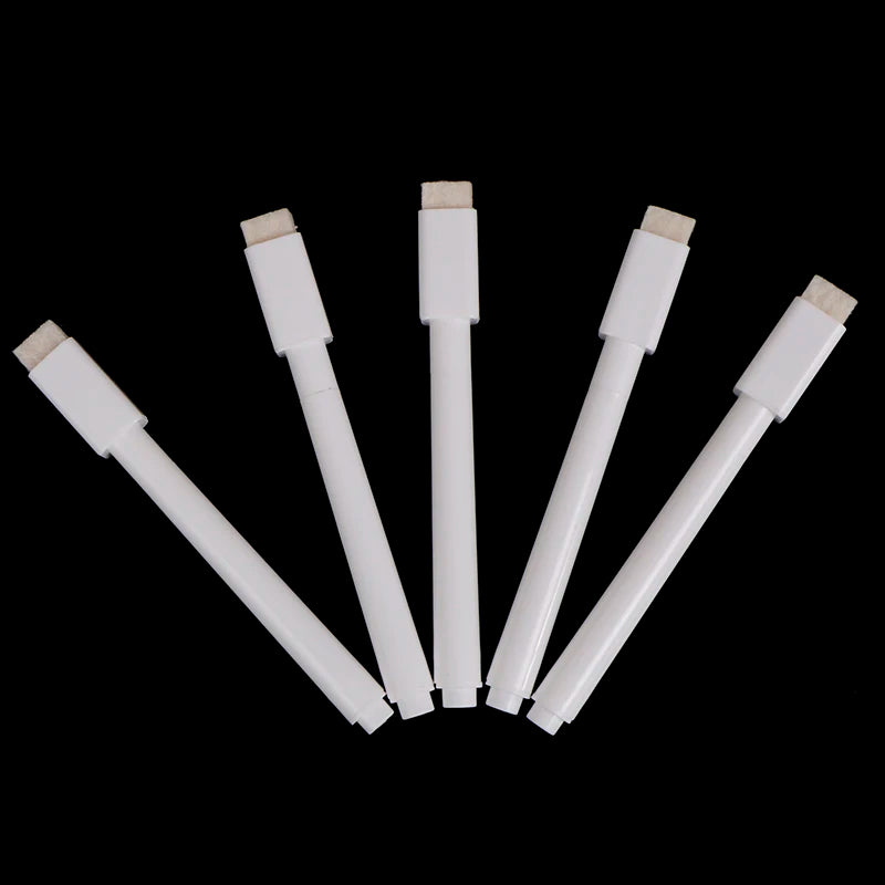 5Pcs Erasable White Liquid Chalk Pen/Marker For Glass Windows Chalkboard