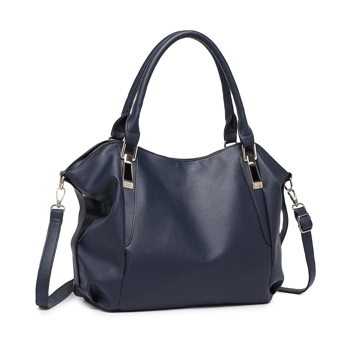 Miss Lulu WOMEN'S Big Shopper Tote Bag, Elegant handbag, Large shoulder bag for Commuting, Travel and Shopping, Practical