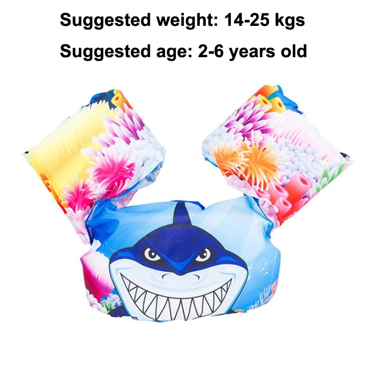 2-6Y Kids Swim Vest Baby Arm Float Circle Swim Trainer Child Swimming Vest Children Swimsuit Swimming Pool Accessories