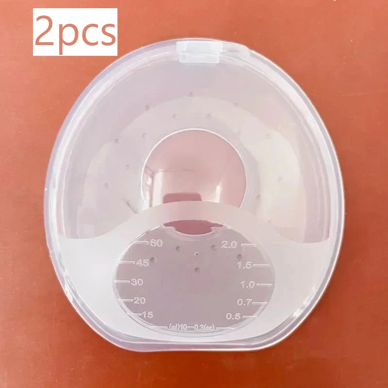 Silicone Mother's Milk Collector With Scale Wearable Anti Spill Breast Pads Nipple Pain Protector Maternity Breastfeeding