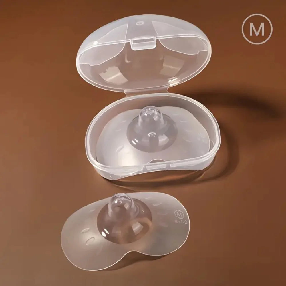 2Pcs Silicone Breastfeeding Nipple Protectors Feeding Mother Nipple Shields Protection Cover Soft Milk Feeding Nursing Shield