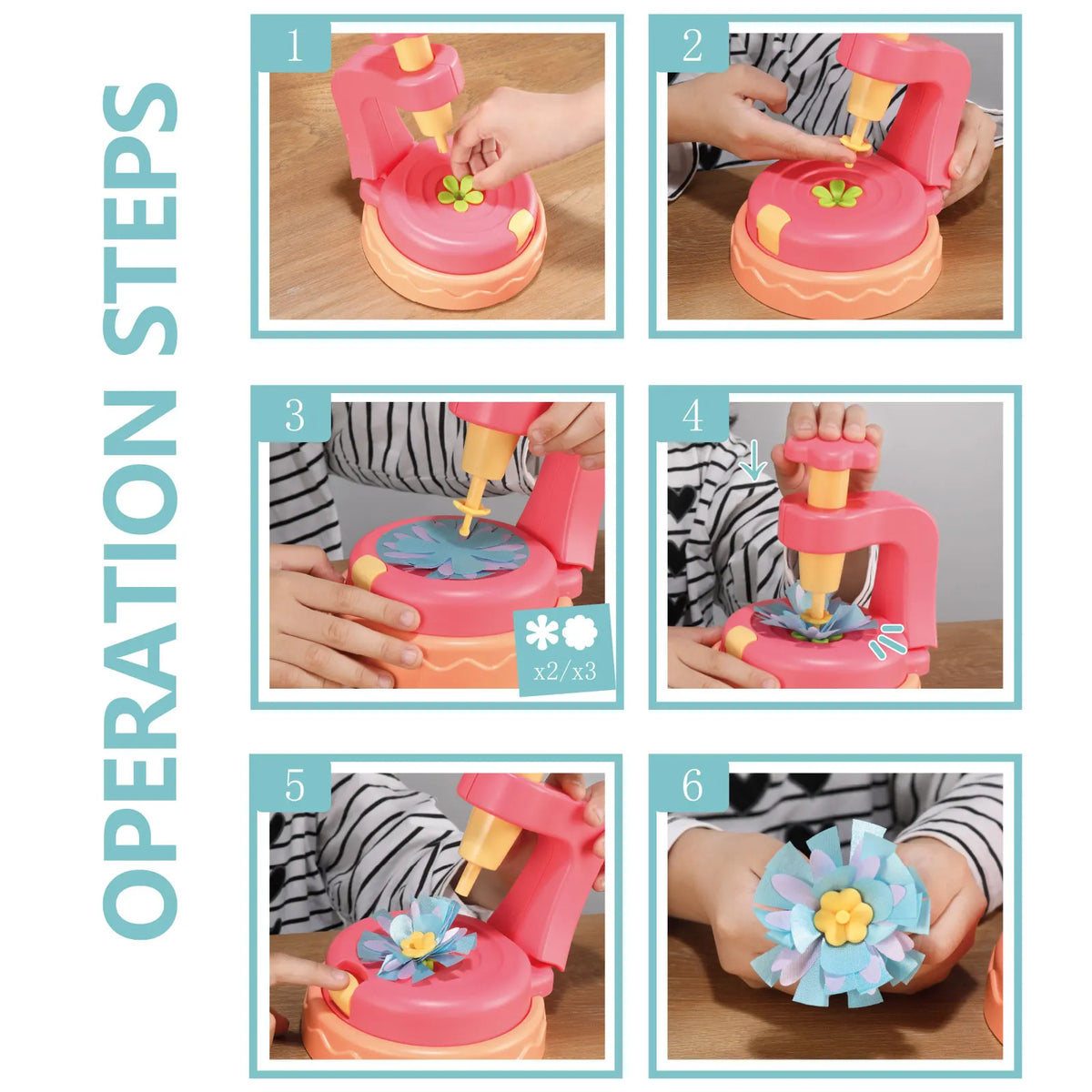 DIY Flower Bouquet Kit Educational Crafts Set for Kids,DIY Flower Arrangement Children's Toy Make Own Gift for Birthday Holiday