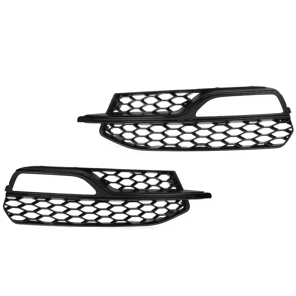 For Audi A3 S-Line S3 2014 2015 2016 Pair Car Front Bumper Fog Light Grille Cover Honeycomb Mesh Fog Lamp Cover Racing Grill
