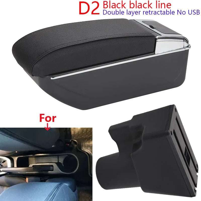 For Kia Picanto Armrest Box For Kia Picanto 3X-Line interior Retrofit parts car accessories Storage box Simple installation