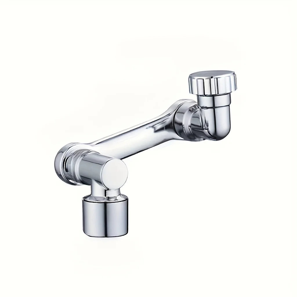 360° Rotating Faucet Extender - Multi-Functional, Foldable & Portable Spray Head for Bathroom & Kitchen Sinks