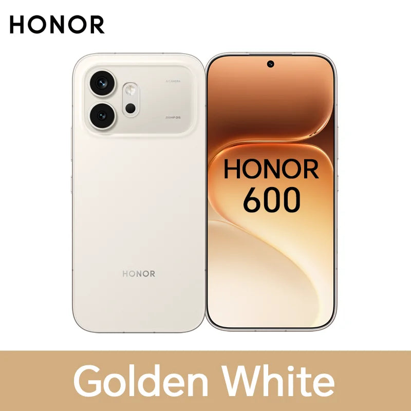 HONOR 600 5G Smartphone EU Version 200MP AI Ultra Night Camera 6400mAh Snapdragon 7 Gen4 AI Button 6.57"AMOLED 80W Supercharge