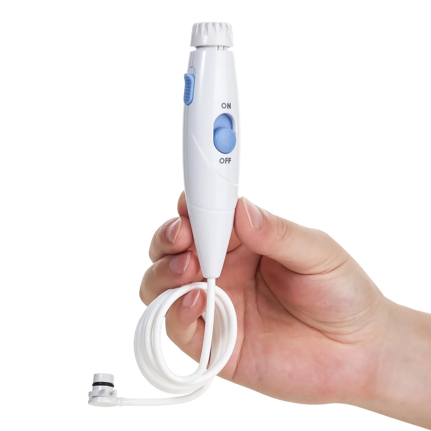 Water Flosser Handle Mouth Teeth Irrigator Hose Handle Tooth Care Replacement for WP-100 Home Water Flosser Handle Accessories