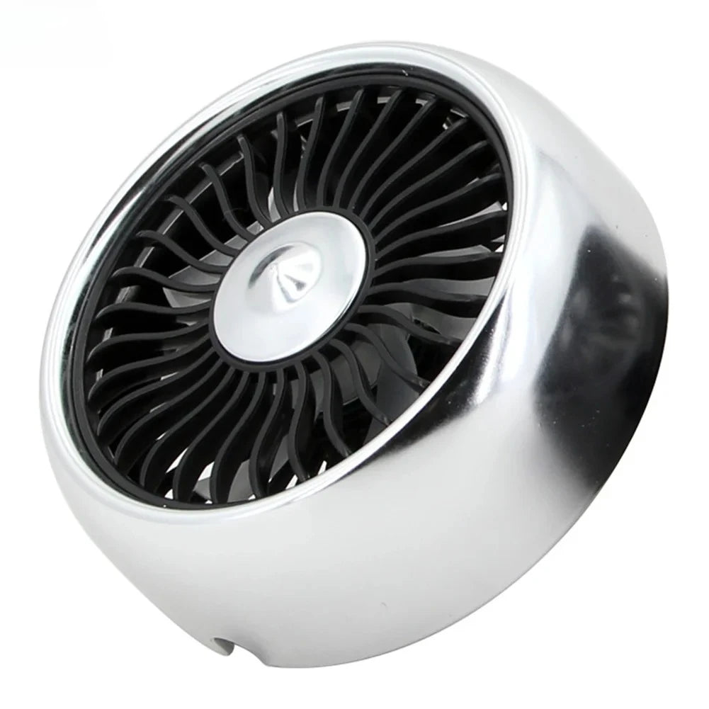 EAFC Car Fan USB Powered Electric Car Cooling Fan Portable 3 Speeds Strong Airflow Air Circulation Fan for Car Van Truck SUV
